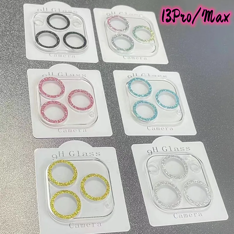 Protezione Dell'Obiettivo Della Fotocamera 3D Completa Per Iphone 13 Pro Max Anello Protettivo In Metallo Per Iphone 12 Pro Max Sierra Blue 11 Pro Max