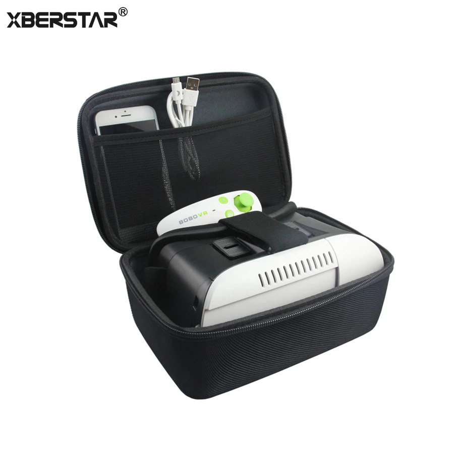 Custodia Da Viaggio Semi-Rigida In Eva Per Samsung Gear Vr Custodia Per Cuffie Per Realtà Virtuale