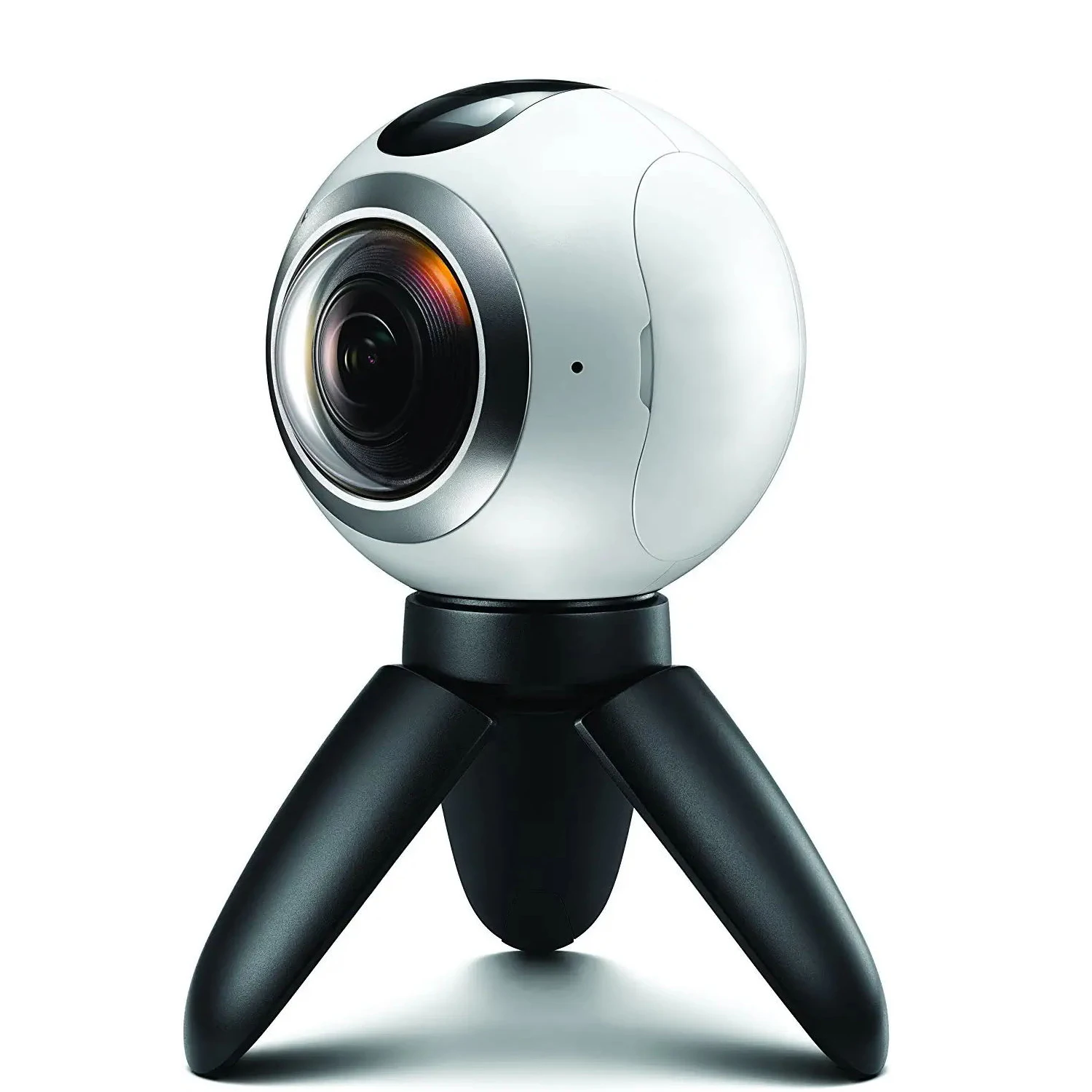 Fotocamera Vr Ad Alta Risoluzione Sferica A Doppia Lente Reale A 360 ° Con Accessori Foto Video Per Samsung Sm-C200Nzwaxar Gear 360
