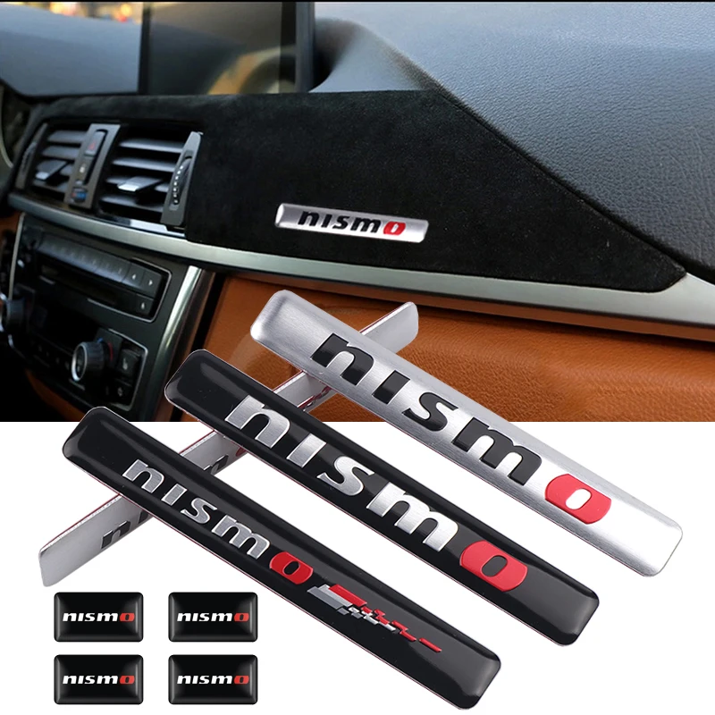 Nuovo 5Pcs Nismo Motorsport Car Decoration Car Sticker Decal Per Nismo Nissan Qashqai Juke X-Trail Tiida Teana Car Styling