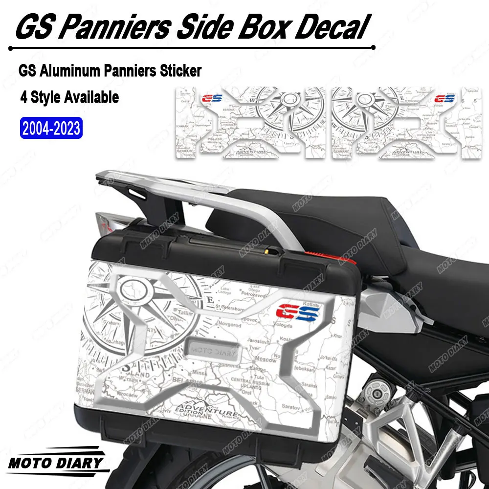 R1200Gs R1250Gs Moto Vario Case Sticker Scatole Laterali Valigie Decalcomanie Per Bmw Panniers Bagagli R 1200 1250 Gs 2004-2023