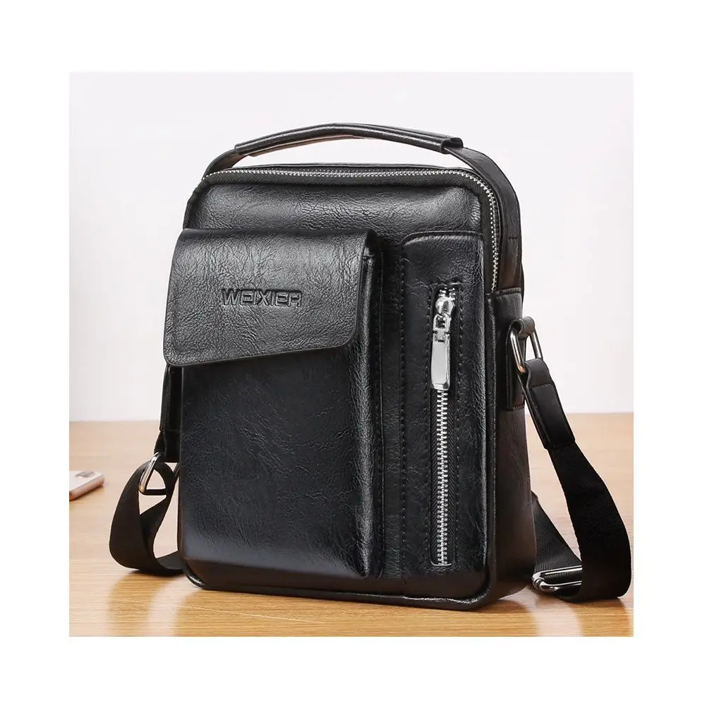Messenger Bag In Pelle Compatibile Con Ebook, Tablet E Per Huawei Honor 9X Lite (2020)