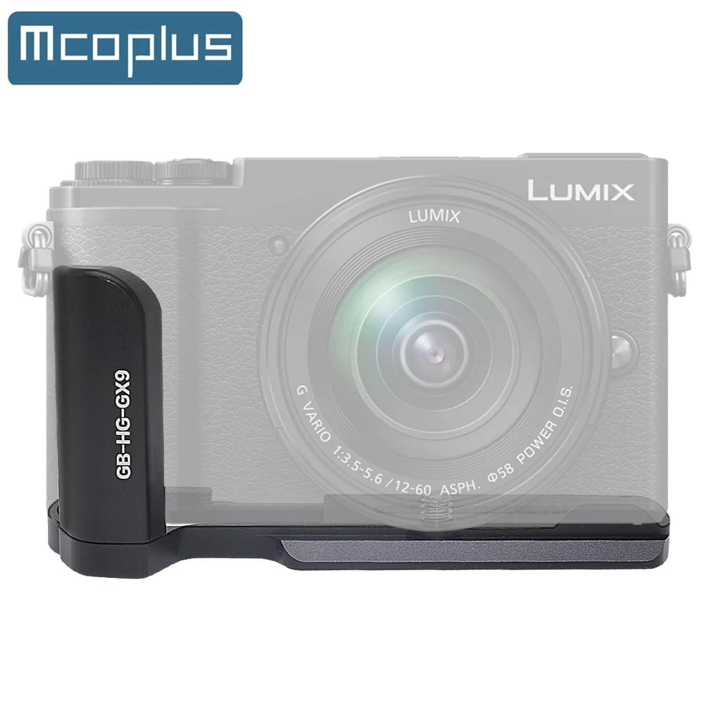 Mcoplus Staffa A Forma Di L Con Impugnatura In Alluminio Per Fotocamera Per Panasonic Lumix Gx9 Gx7 Mark Ii Iii Gx85 Gx80 Gx7 Ii Gx7 Iii As Dmw-Hgr2