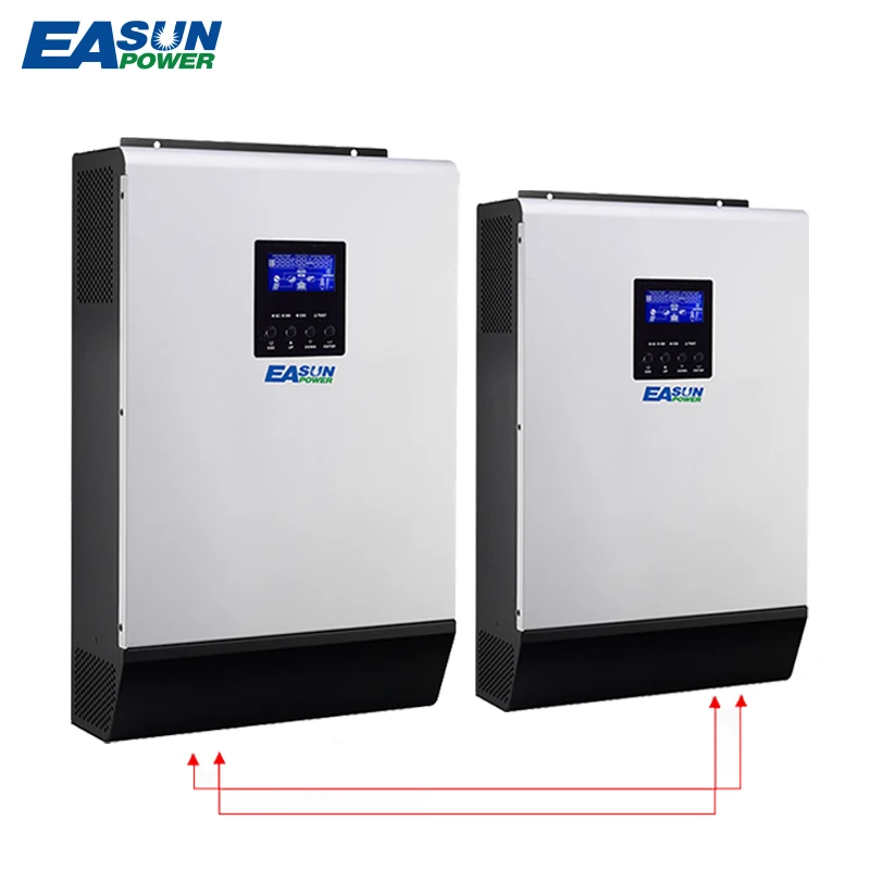 Easun Power Split Phase Inverter 110V 120V Ac Output 3000W 3Kw 48V Mppt 80A Inverter Solari