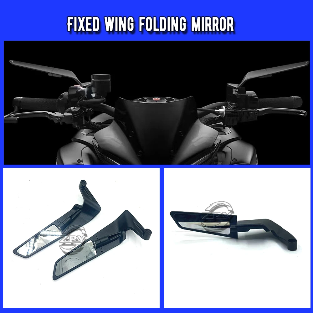 Per Moto Guzzi V7 Stone Centenario E V85 Tt Specchi Stealth Winglets Mirror Kit Per Ruotare Specchi Regolabili