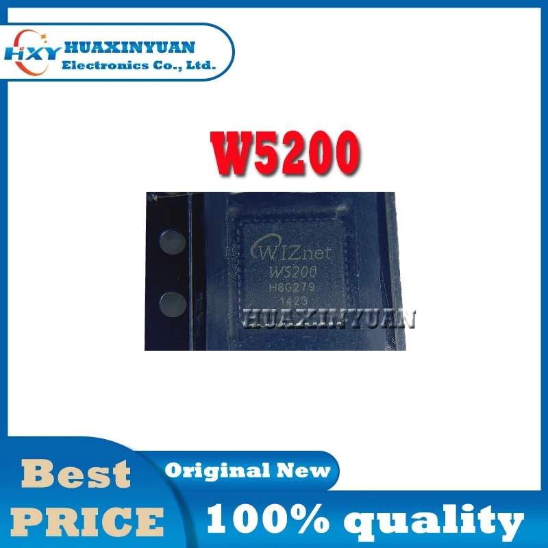 1 Pz/Lotto W5200 Qfn48 W W5 W52 W520 Chip Ethernet Chip Ic Nuovo E Originale In Stock Ic