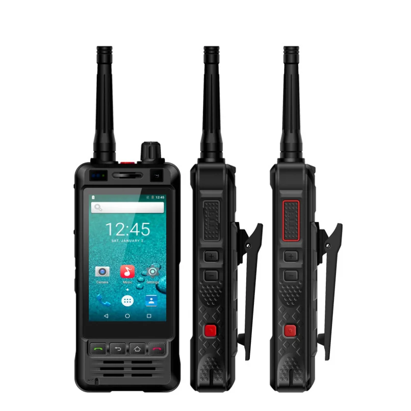 3G Wifi Radio W5 Android 6.0 Telefono Ptt Radio Ip67 Uhf Walkie Talkie 5Mp Fotocamera Realptt Zello Internet Radio Ricetrasmettitore Poc
