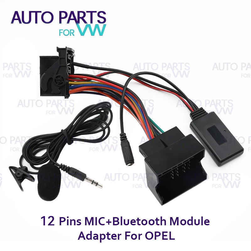 Per Opel Corsa D Astra H Zafira Bluetooth 5.0 Modulo Ricevitore Adattatore Radio Stereo Aux In Cavo Adattatore