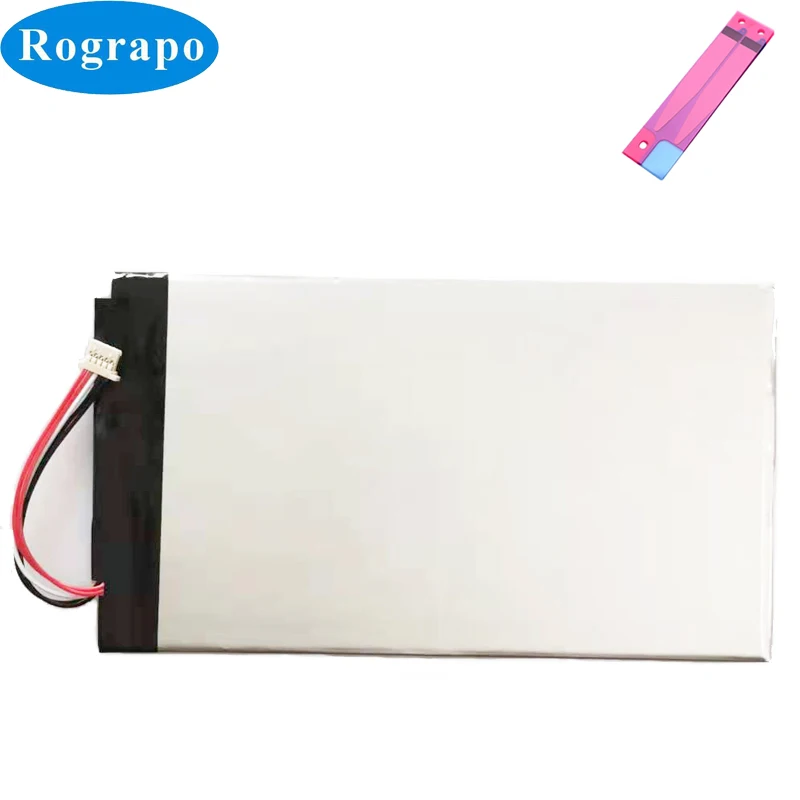 Nuova Batteria Per Tablet Pc Portatile Da 3.7V 5000Mah Per Spina Irbis Tw36 A 5 Fili