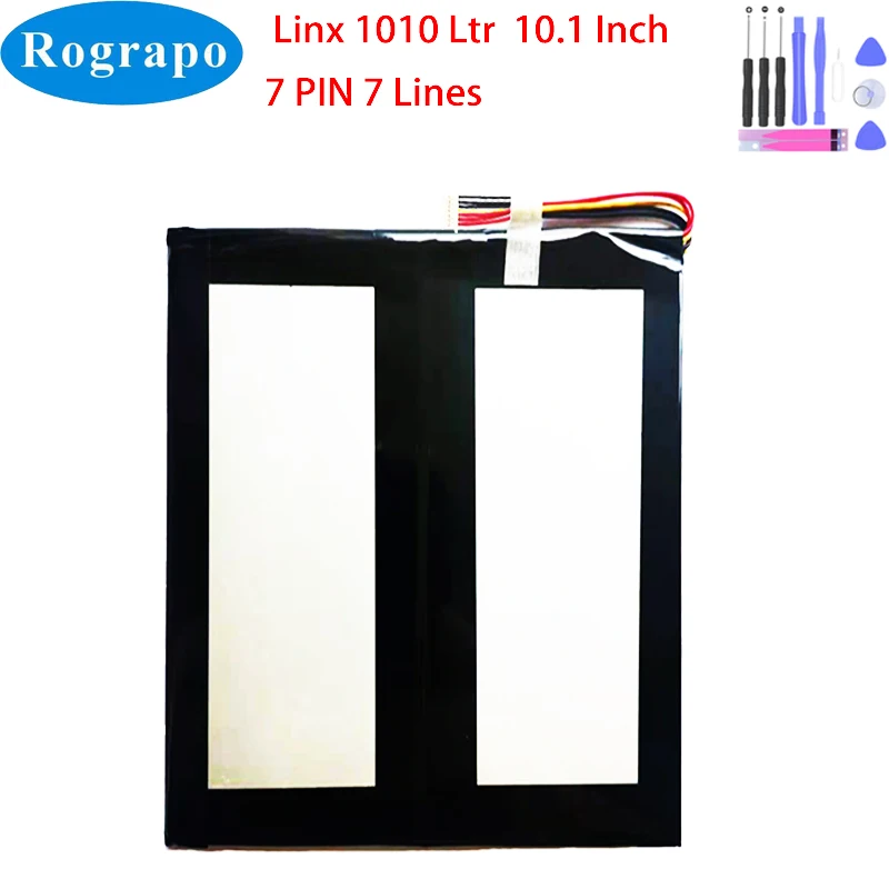 Nuova Batteria Per Tablet Pc Portatile 3.7V 8000Mah Per Linx 1010 Ltr 7 Pin 7 Fili Spina
