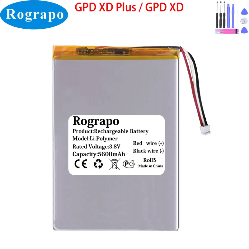 Nuova Batteria Per Console Di Gioco Portatile Per Tablet Pc Da 3.8V 5600Mah Per Gpd Xd Plus Xdplus