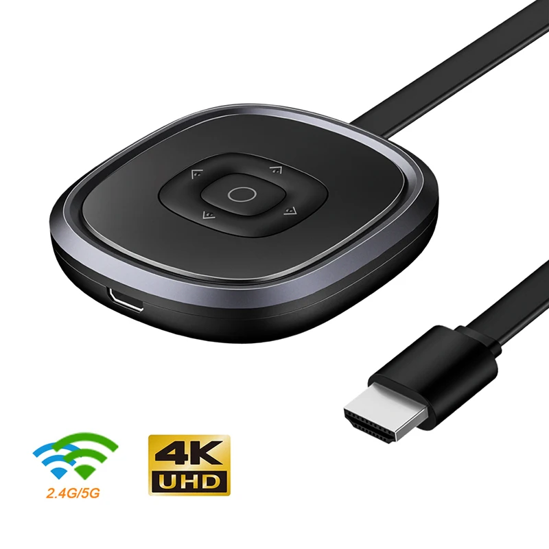 2.4G/5G 4K Wireless Wifi Display Dongle Ricevitore Schermo Compatibile Hdmi Condividi Mirror Adapter Tv Stick Cast Phone To Tv Projector