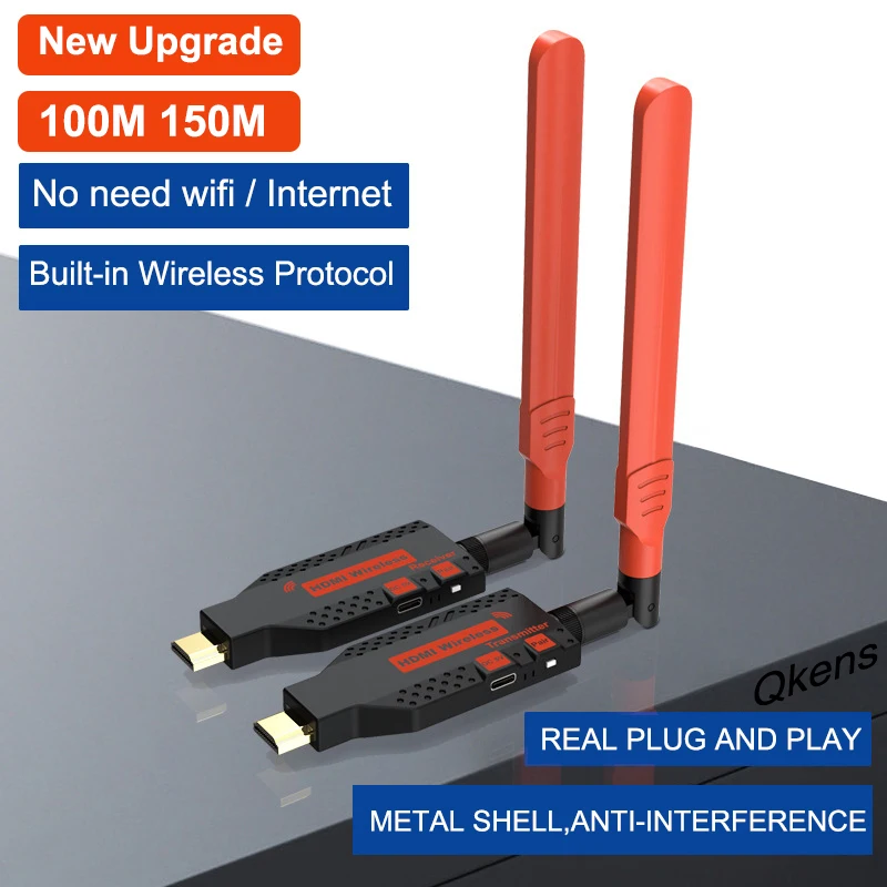 50M 100M 150M 1080P Trasmettitore Video Wireless Ricevitore Hdmi Extender Tv Stick Display Adapter Per Dvd Laptop Pc A Tv Proiettore