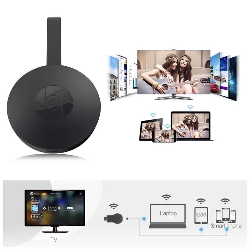 Mirascreen G2 1080P 2.4Ghz Tv Stick Hdmi Compatibile Anycast Miracast Dlna Airplay Wifi Display Ricevitore Dongle
