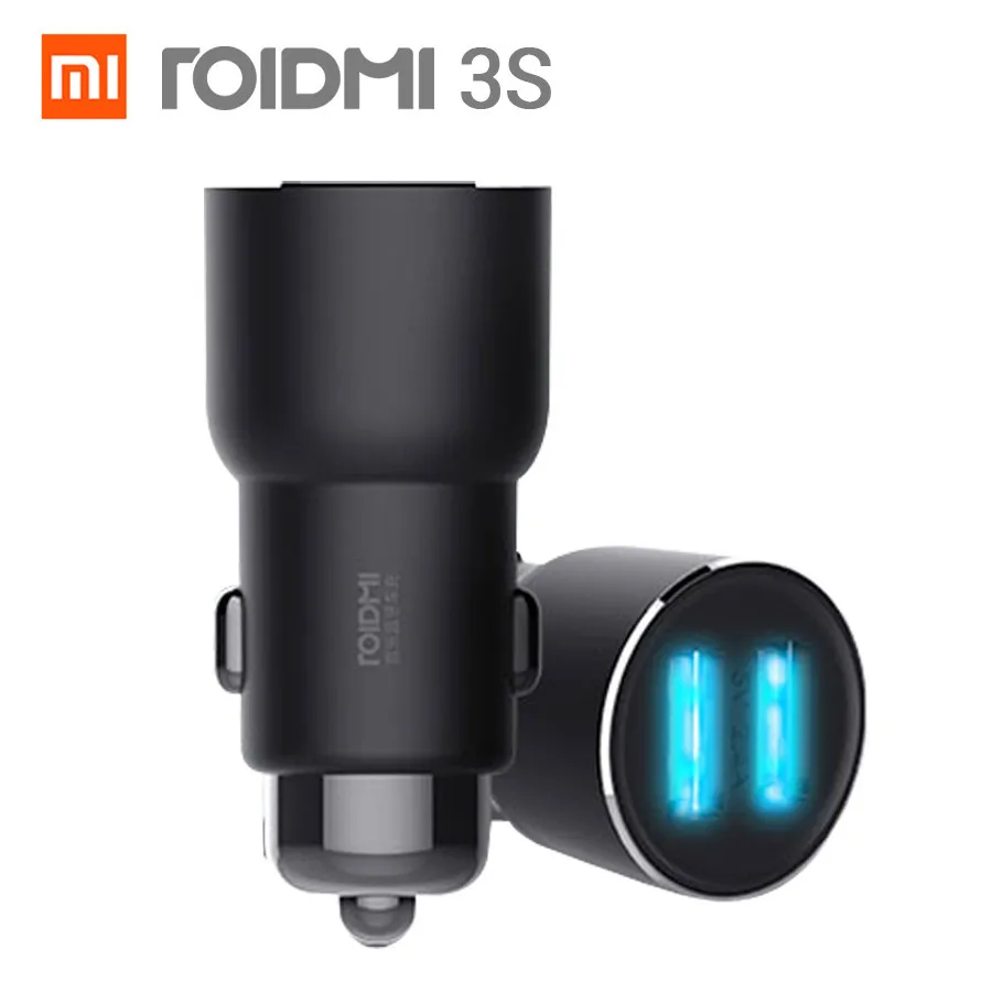 Originale Xiaomi Roidmi 3S Mojietu Bluetooth 5V 3.4A Dual Usb Caricabatteria Da Auto Lettore Musicale Mp3 Trasmettitori Fm Per Iphone E Android