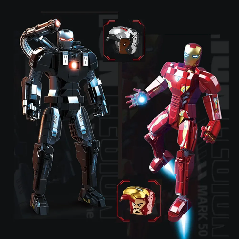Hot Toys Marvel Classic Movies Avengers Superhero Iron Man Mk50 Model War Machine Giocattolo Per Bambini Fai Da Te
