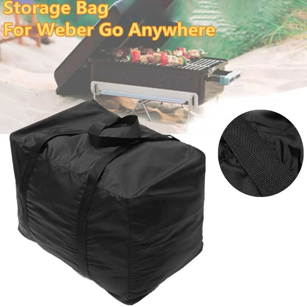 Bbq Premium Storage Carry Bag Impermeabile Per Weber Go Anywhere Portable Charcoal Grill Picnic Camping Barbecue Carry Bag