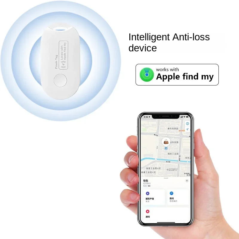 Itag Smart Anti-Lost Device Posizionamento Globale Applicabile A Apple Findmy Child Tracking Artefatto Portachiavi