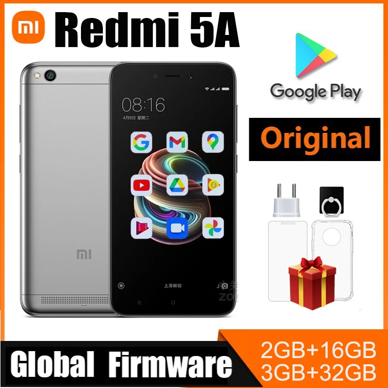 Xiaomi Redmi 5A Smartphone 3Gb 32Gb Qualcomm Msm8917 Snapdragon 425 Colore Casuale Con Regalo