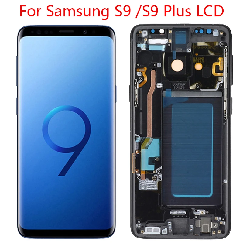 Per Samsung S9 Lcd S9 Plus Display Touch Screen Digitizer Per Samsung S9 G960F G9600 S9 Plus G965 G9650 Lcd Origina