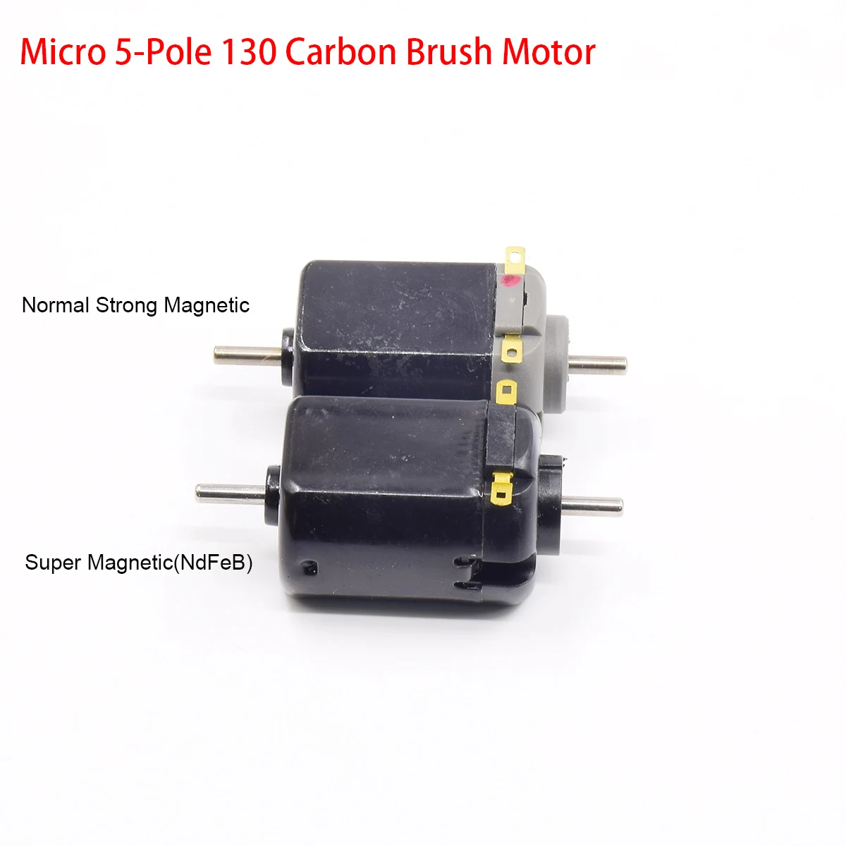 Mini 5 Poli Micro Fk-130 Motore Elettrico Dc 12V 18V 24V Motore Ad Alta Velocità Doppio 2Mm Albero Fai Da Te Rc Rail Train Toy Ho Slot Car Boat