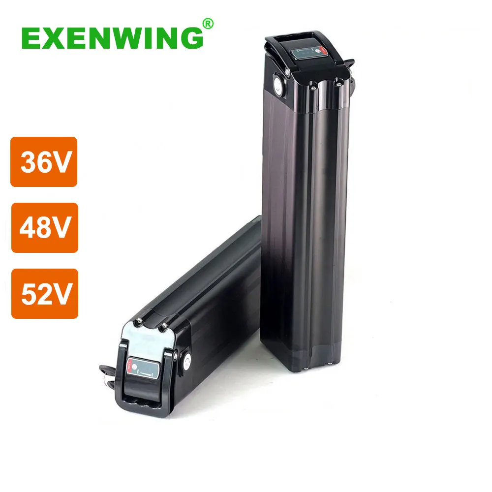 Silver Fish Replacemet Batteria Ebike 36V 48V 52V 15Ah 20Ah Batteria Al Litio Per Jinghma R8 Janobike E20 Bici Elettrica Pieghevole