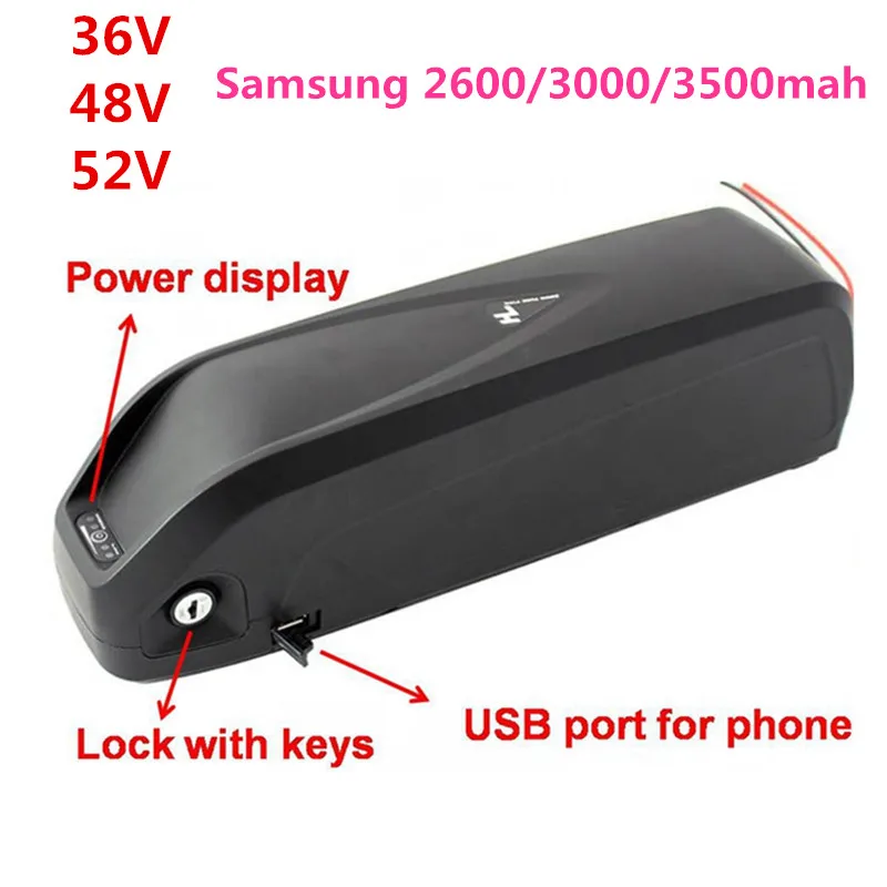 36V 48V 10Ah 13Ah 15Ah 18Ah 20Ah 21Ah Nuova Batteria Hailong Per Samsung Panasonic 500W 750W 1000W Shengmilo M90/Mx02S Batteria