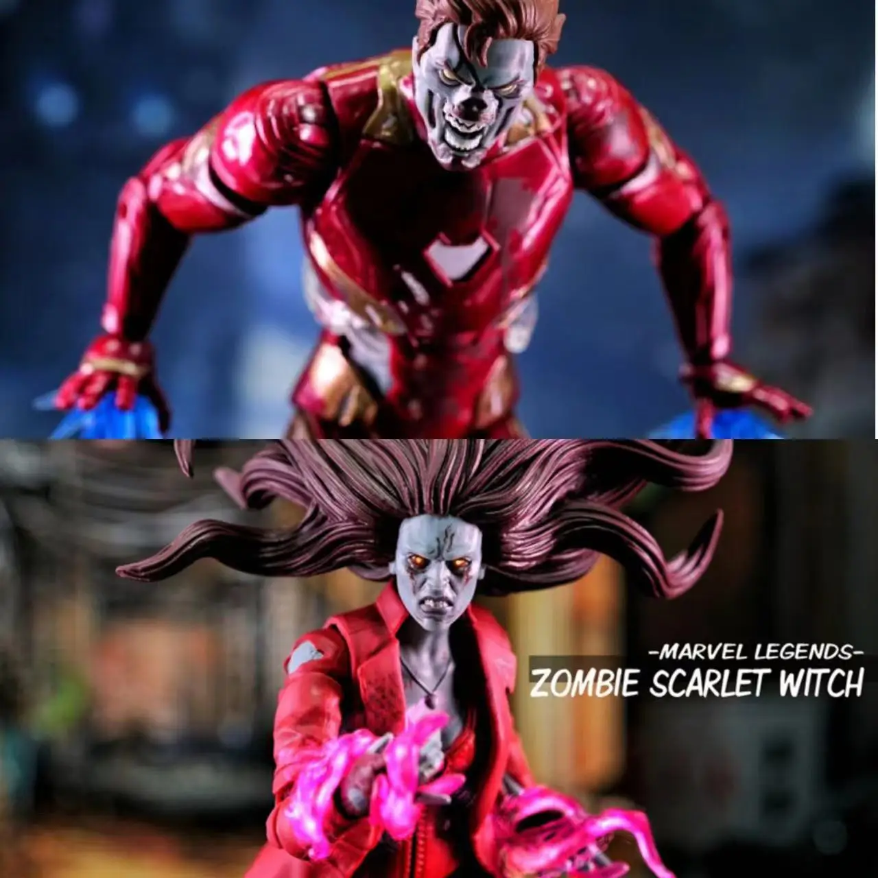 Marvel Legends What If Zombie Scarlet Witch Captain America Ironman Hulk Spiderman 6 "Action Figure Gift Model