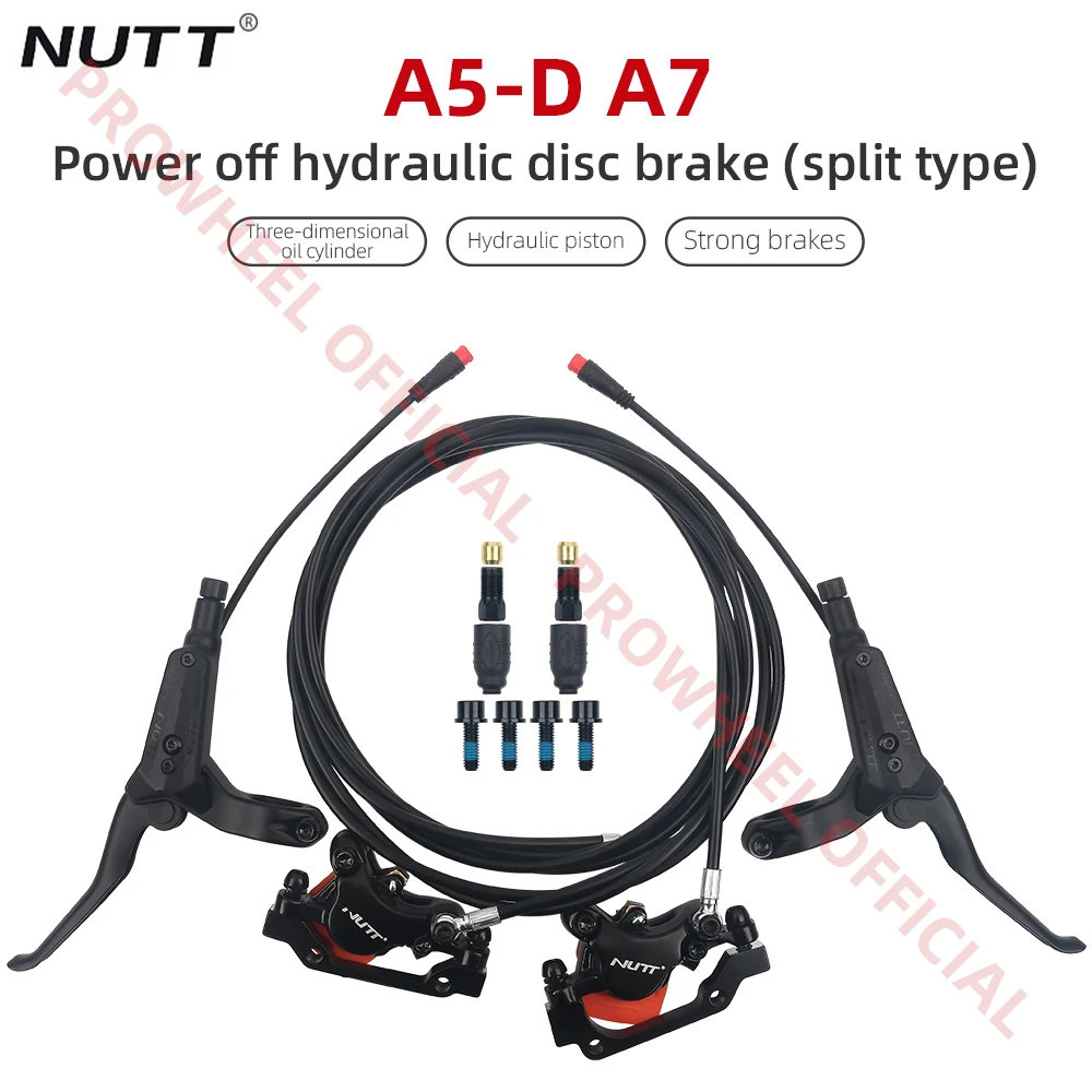 Nutt Mtb E-Bike Electric E Scooter Bicicletta Freno Idraulico Disco 160Mm Rotore Grasso Mini Kugoo G Booster / Es3 Dualtron