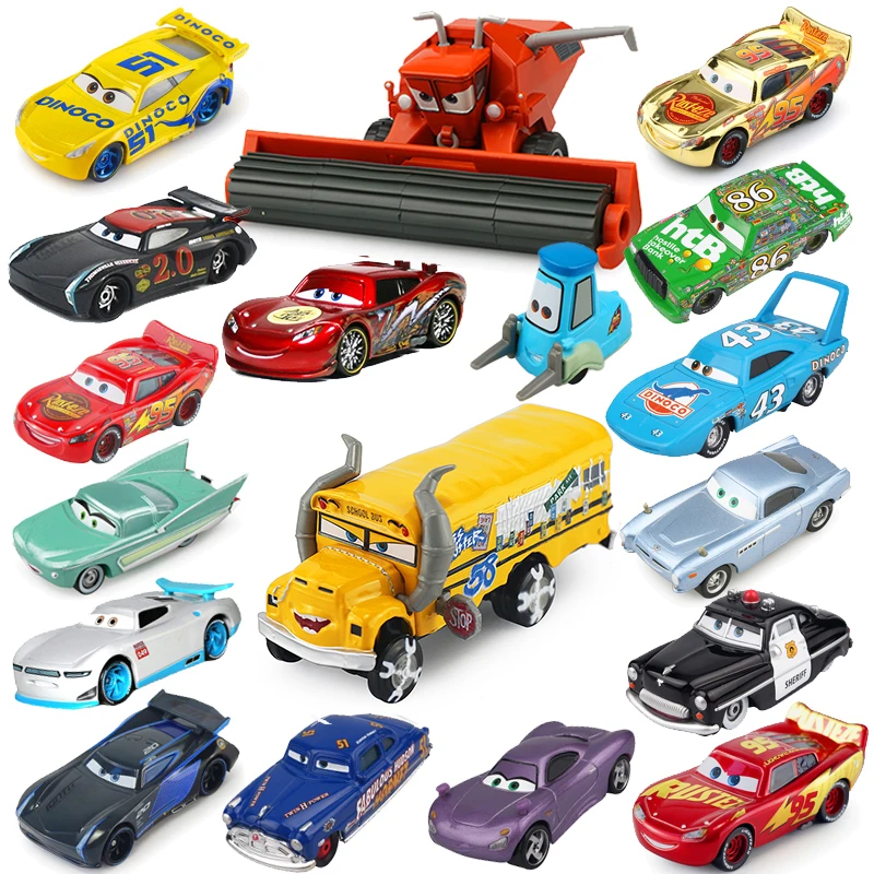 Disney Pixar Cars 3 Lightning Mcqueen Rayo Miss Fritter Frank Cars Toys Regalo Di Natale Di Compleanno Per Ragazzi