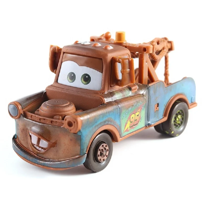 Auto 3 Disney Pixar Cars Race Team Mater Metal Diecast Toy Car 1:55 Lightning Mcqueen Regalo Per Bambini Spedizione Gratuita
