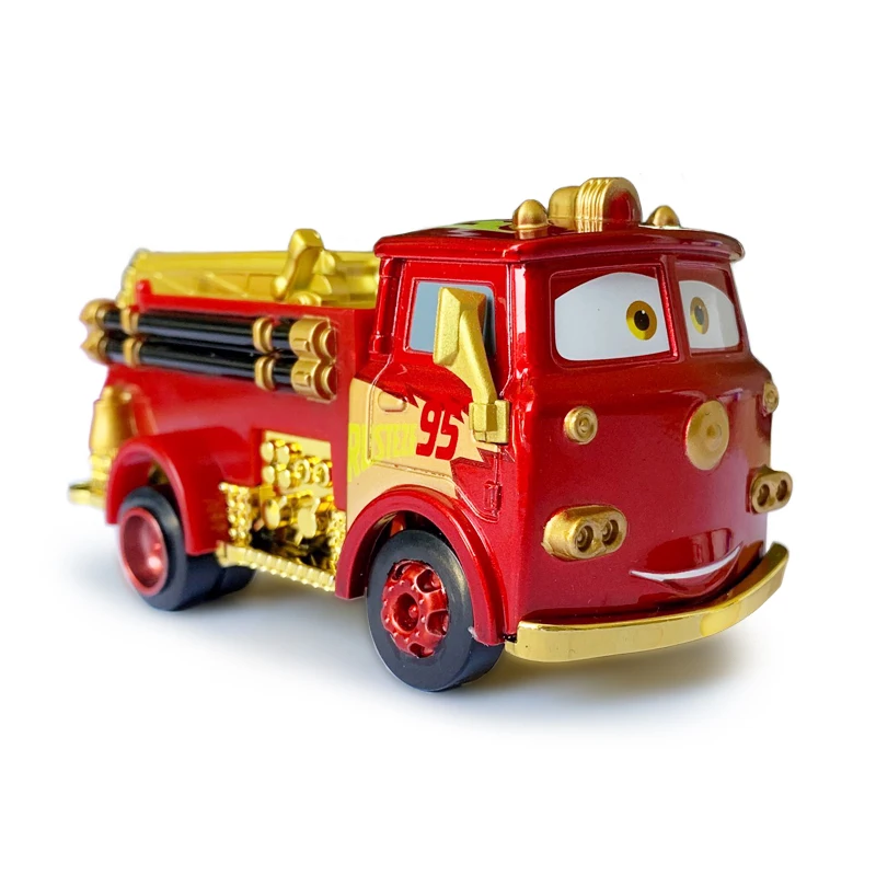 Auto 3 Disney Pixar Toys New Golden Fire Rescue Car Lightning Mcqueen Jackson Storm Lega Di Metallo Diecast Boy Car Regalo Di Compleanno