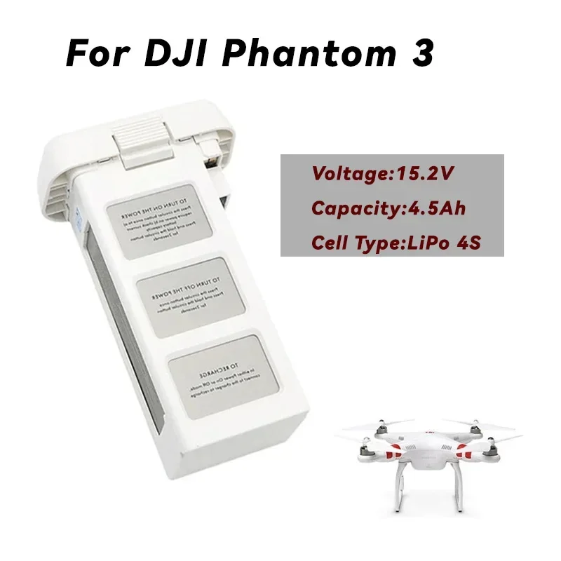 Per Dji Phantom 3 4500Mah 15.2V Batteria Di Ricambio Per Drone Phantom 3 Standard E Phantom 3 4K Professional & Phantom 3 Advanced