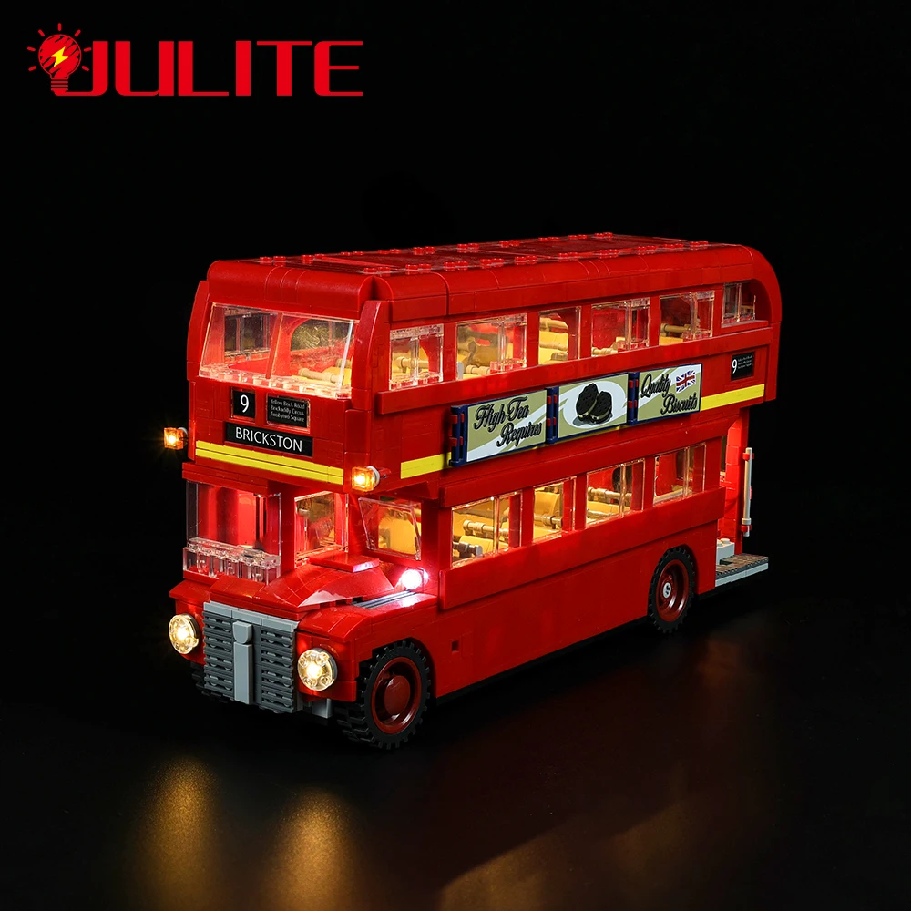 Kit Di Luci A Led Per 10258 Creator Expert London Bus Bricks Set Set Di Giocattoli Fai-Da-Te (Blocchi Non Inclusi)