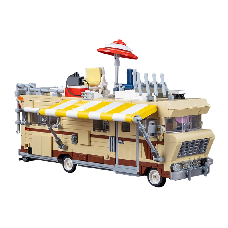 Moc Ideas Technical Car Movie Walking Deads Camper Van Dale Rv Creative Expert Set Building Blocks Giocattoli Per Bambini Regalo Di Natale