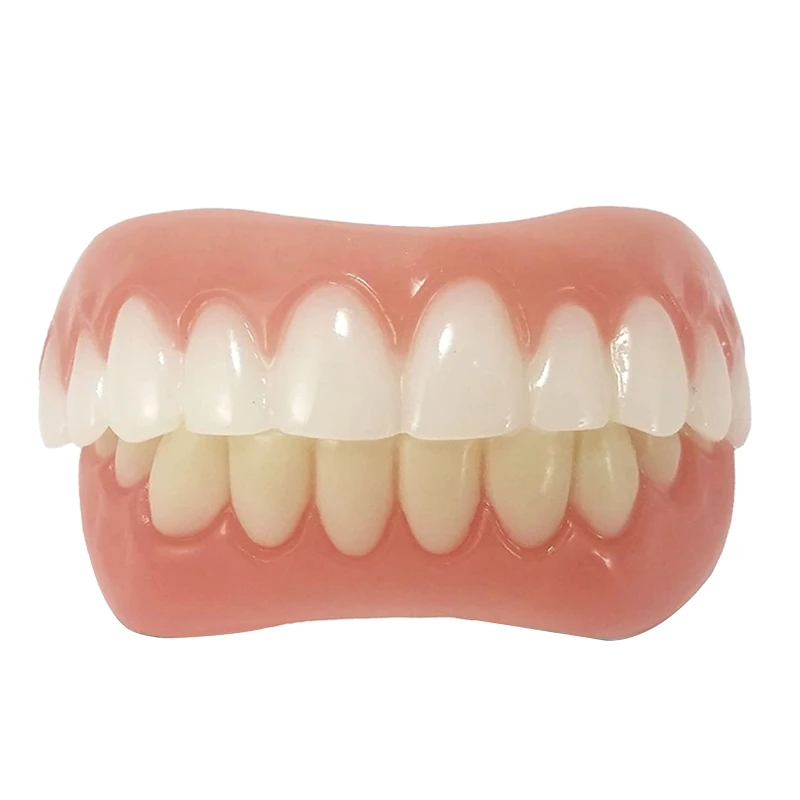 1 Pz Superiore/Inferiore Copertura Per Denti Finti Impiallacciature Perfette Comfort Denti Finti Sorriso Istantaneo Denti