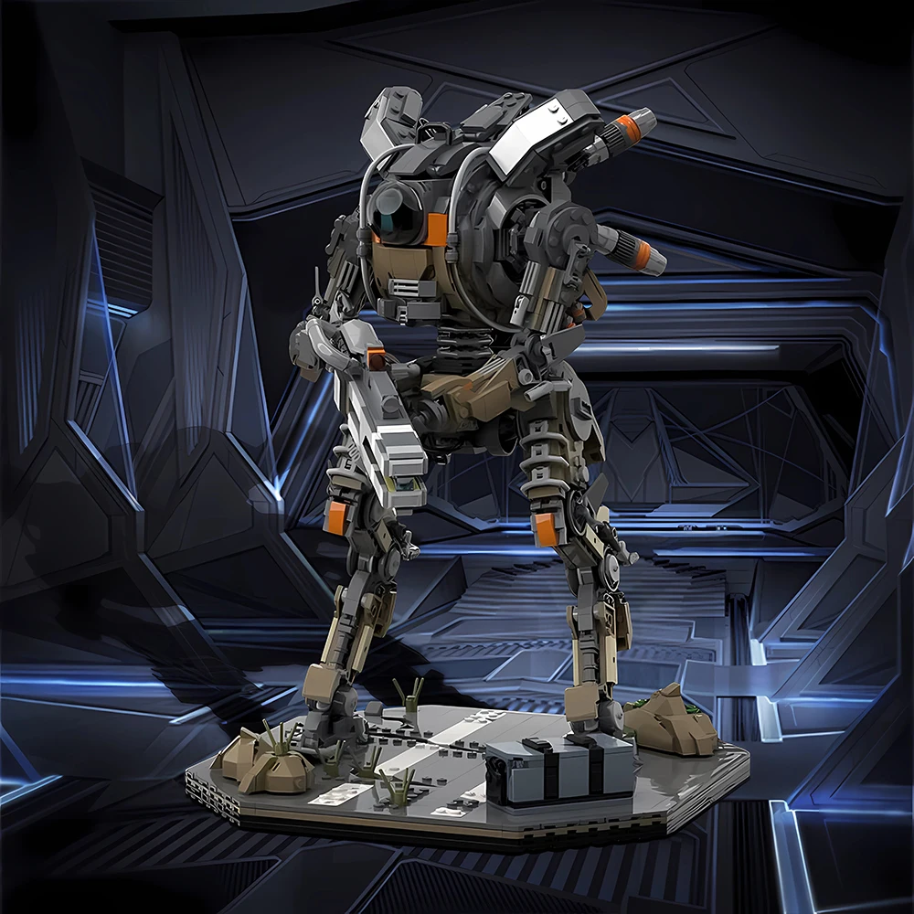 Moc Titanfalls 2 Ion-Class Titan Reaper Titan Building Block Model Set Mecha Robot Northstar Figure Brick Kid Giocattoli Da Collezione