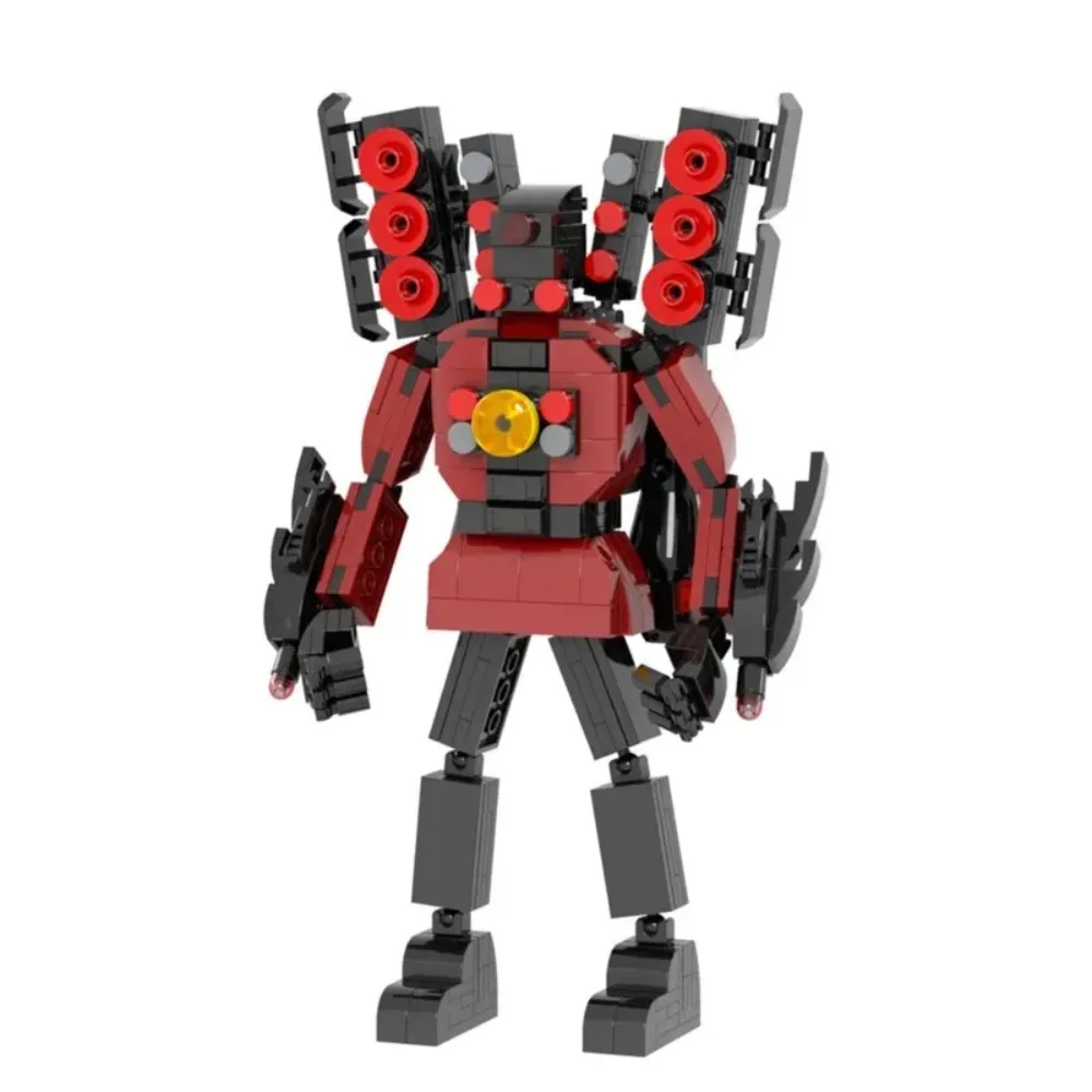 Skibidi Toilet Brick Super Titan Speaker Man Sound Man Character Action Figure Giocattolo Interattivo Per Bambini Regali