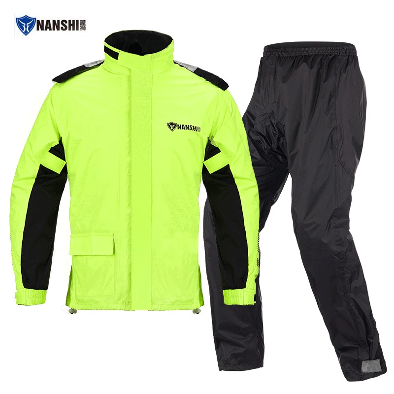 Impermeabile Moto Split Tuta Antipioggia Riflettente Impermeabile Tuta Antipioggia Moto Chuva Motocicleta Equitazione Ciclismo Motoboy Nanshi