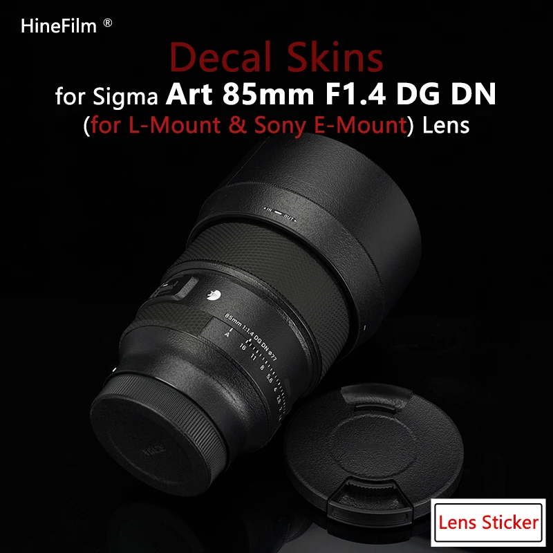 Nuova Versione Sigma 85 F1.4 Adesivo Per Lenti Pelli Protettive Per Sigma 85Mm F/1.4 Dg Dn Art Per Sony E Mount Pellicola Protettiva Per Lenti