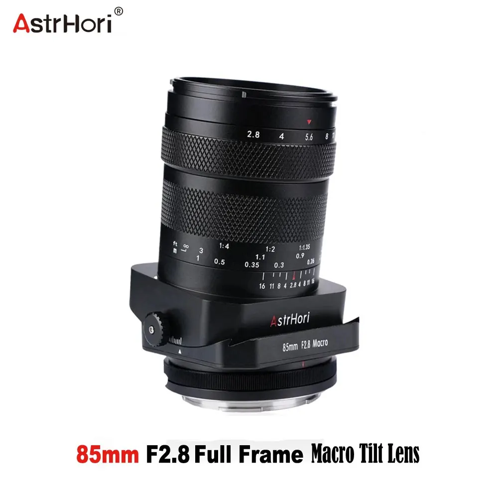 Astrhori 85Mm F2.8 Obiettivo Macro Tilt-Shift Full Frame Per Fotocamere Nikon Z Canon Rf Fuji Xf Sony E L-Mount