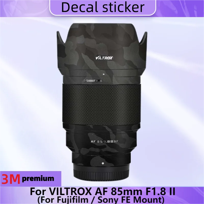 Per Viltrox Af 85Mm F1.8 Ii Per Fujifilm / Sony Fe Mount Lens Sticker Pellicola Protettiva Per Decalcomanie Della Pelle Cappotto Protettivo Antigraffi