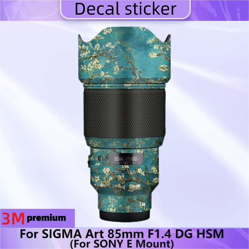 Per Sigma Art 85Mm F1.4 Dg Hsm Per Sony E Mount Lens Sticker Pellicola Protettiva Per Decalcomanie Per La Pelle Cappotto Protettivo Antigraffio 85 1.4