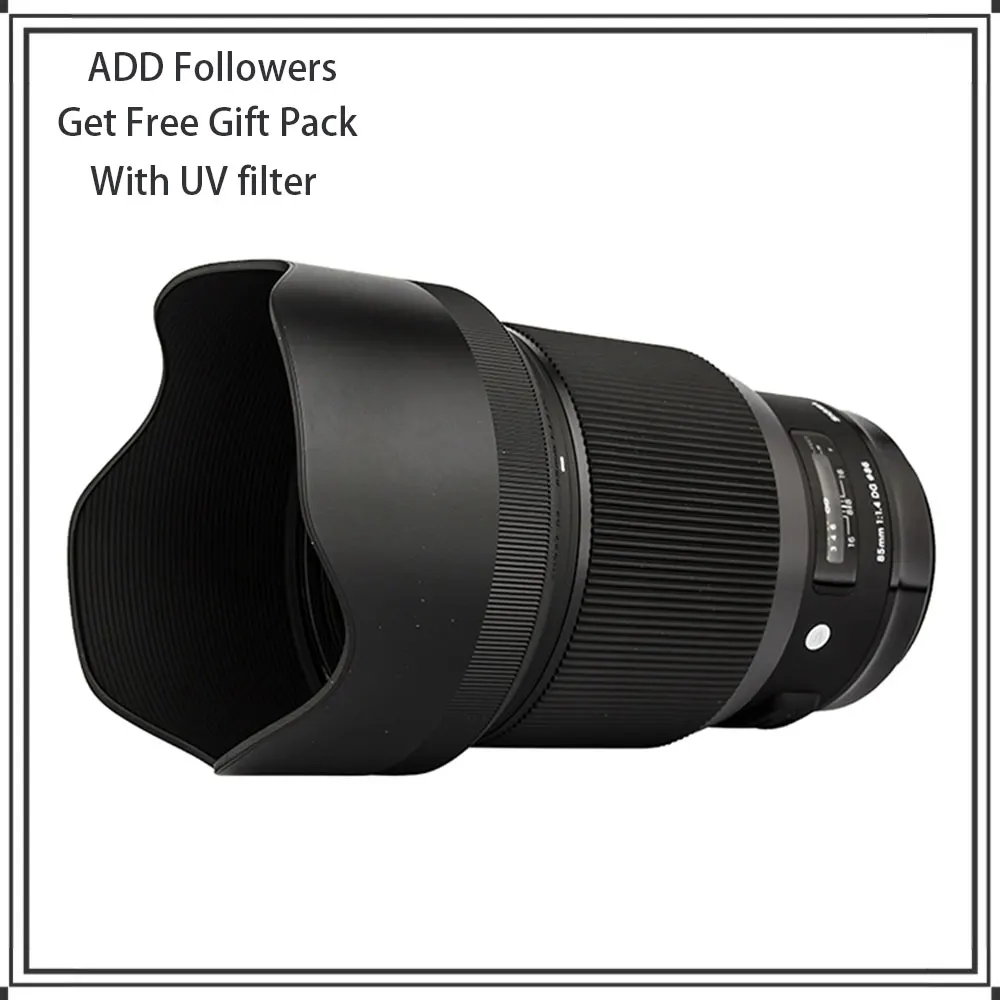 Sigma 85Mm F1.4 Dg Hsm Art Lens Full Frame 85Mm F1.4 Prime Lens Per Montaggio Canon O Montaggio Nikon O Supporto Sony E