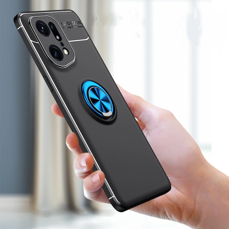 For Oppo Find X5 Pro Case For Oppo Find X5 X3 Pro Find X3 Lite Cover Megnet Stand Holder Soft Phone Bumper For Oppo Find X5 Pro