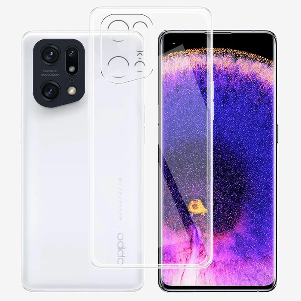 Per Oppo Find X5 Pro Case Cover Morbida In Silicone Tpu Trasparente Per Oppo Find X5 Funda Per Oppo Find X5 X5Pro Coque Trasparente