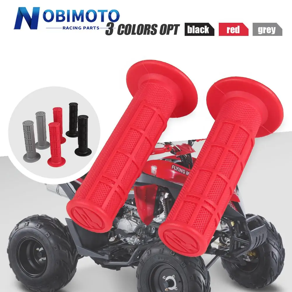 1 Paio 22Mm Manopole Universali Manubrio Per Suzuki Quadsport Ozark Lt Lt-F 50 80 90 125 160 230 250 300 400 450 500 Atv Quad