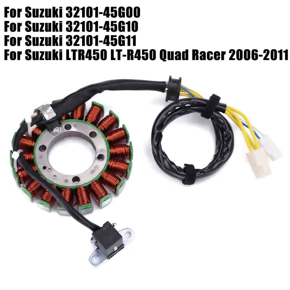Bobina Statore Moto Per Suzuki Ltr450 Lt-R450 Ltr 450 Quad Racer 2006-2011 Muslimexmuslimah