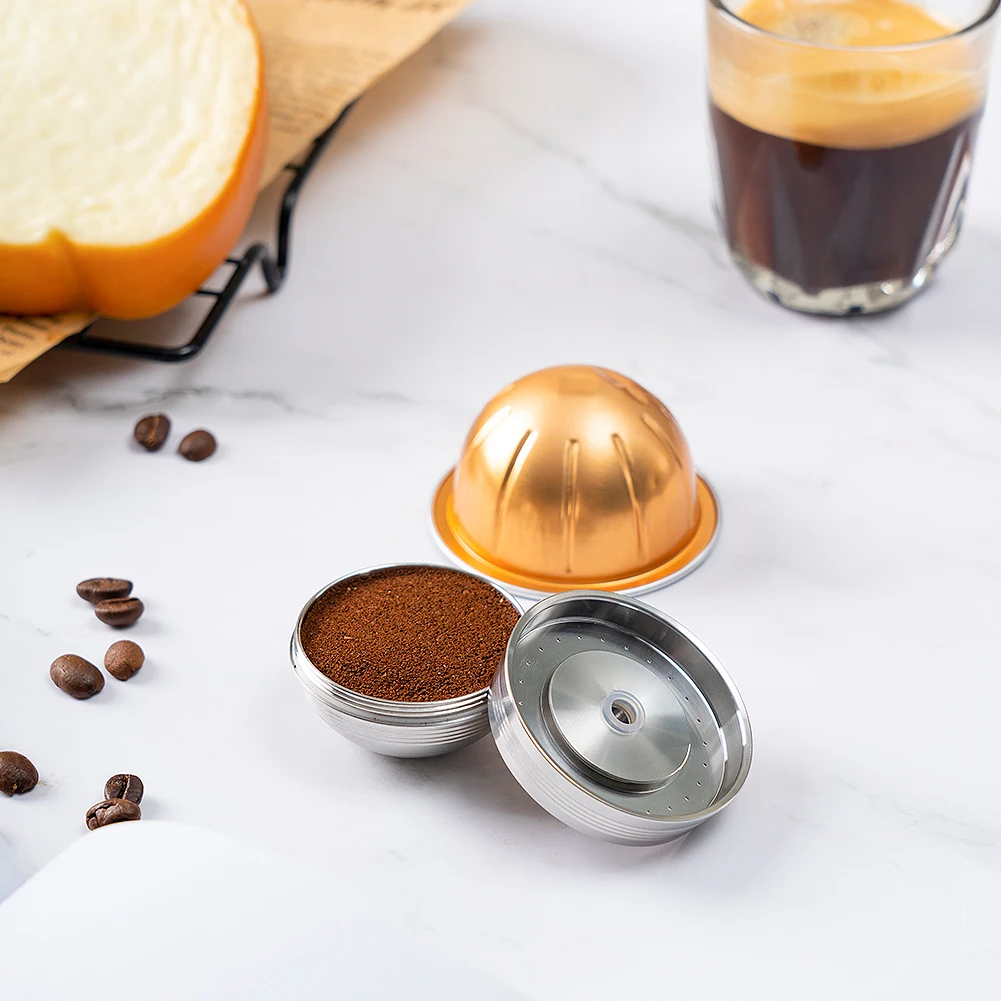 Per Nespresso Vertuoline Pop Vertuo Next Macchina Per Caffè Filtro Per Caffè A Capsule Riutilizzabile Con Cialde Originali In Acciaio Inossidabile