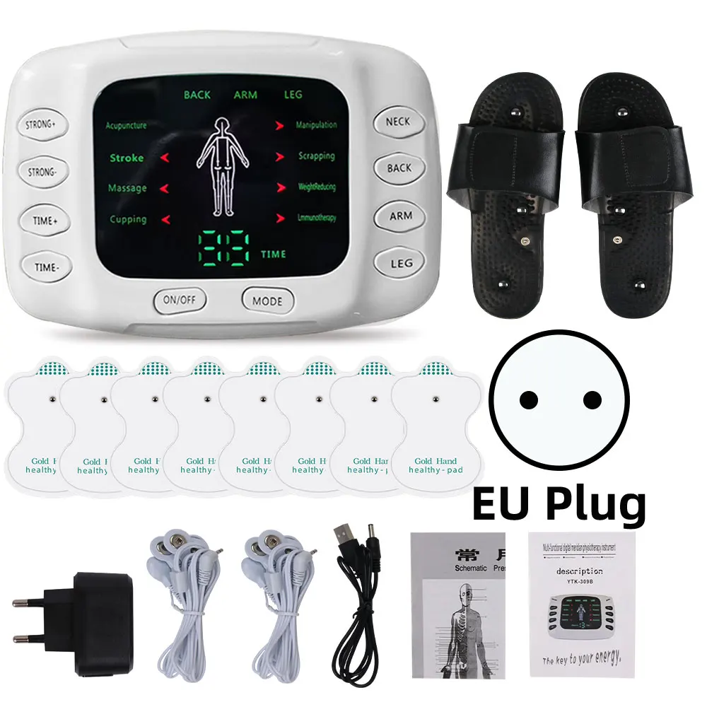 Elettrostimolatore Stimolatore Muscolare Tens Machines Eletric Compex Ems Fisioterapia Pulse Agopuntura Salute Massaggiatore Completo Del Corpo